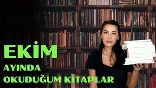 Ekim Ayında Okuduğum Kitaplar  Kitap Önerisi [upl. by Anaiviv]