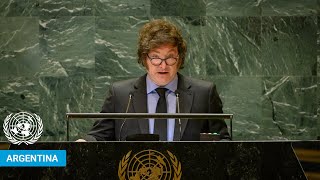 🇦🇷 Argentina  President Addresses United Nations General Debate 79th Session  UNGA [upl. by Venu]