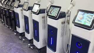 808nm Diode Laser Hair Removal Machine 755 1064 808 Epilator Lazer System Hair Removal Machine [upl. by Nylahsoj269]