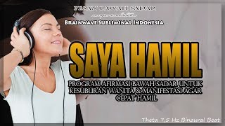 🎧 MUDAH HAMIL ★ Kesehatan amp Kesuburan Wanita Agar Cepat Hamil  Terapi Gelombang Otak [upl. by Amr]