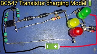 37V Automatic Battery Charger Circuit UsingBC547 Transistor bc547 [upl. by Raman]