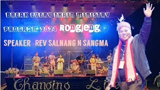 Speaker Rev Salnang N Sangma  BEC program Rongjeng 2024 [upl. by Marcelo26]