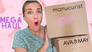 MEGA HAUL 💅MANUCURIST GREEN FLASH AVA amp MAY et autres réceptions [upl. by Berte]