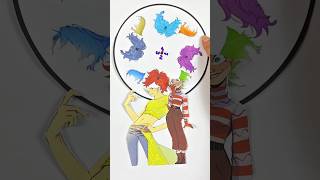 anxiety and joy humanised hair color puzzle shorts insideout2 [upl. by Judson]