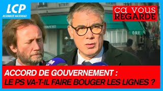 Accord de gouvernement  le PS vatil faire bouger les lignes   Ça vous regarde  061224 [upl. by Argus]