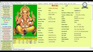 Astrology Software  advanced kp stellar astrology astrologysoftware kpastrology [upl. by Ammeg957]