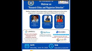 Webinar on research ethics and plagiarism detection [upl. by Ahsilek]