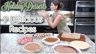 9 Holiday Dessert Recipes The Best Most Delicious Recipes To Enjoy This Holiday SeasonCook With Me [upl. by Olga]