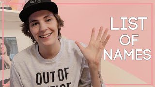 100 cute non binary names [upl. by Nahtanoy595]