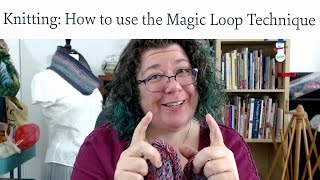 Knitting Tutorial  the Magic Loop Technique [upl. by Nyladgam]