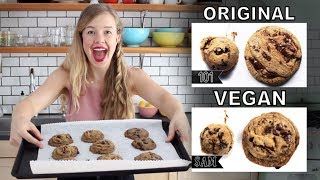 VEGANIZED Tastys Perfect Chocolate Chip Cookies [upl. by Sheffield598]