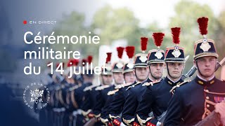 Cérémonie du 14 juillet  Une Nation engagée unie et solidaire [upl. by Anneirb634]