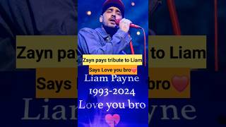 Zayn Malik pays tribute to Liam payne in his show says Love You bro zaynmalik liampayne liam [upl. by Twyla877]