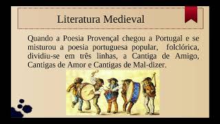 Literatura Medieval Parte 1  Trovadorismo [upl. by Nahtan]