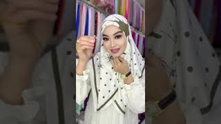 Bantik qilib romol orashni bilasizmi 😍💣💣💣🔥🔥🔥 hijab hijabfashion hijabi [upl. by Sliwa]