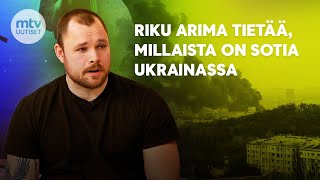 Riku Ariman sota Ukrainassa päättyi kranaattikeskitykseen [upl. by Linzy732]