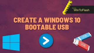 How to create a Windows 10 Bootable USB  Level 1 [upl. by Aleekahs]