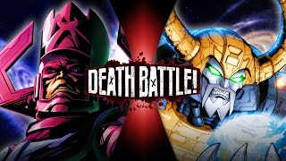 Galactus VS Unicron Marvel Comics VS Transformers  DEATH BATTLE [upl. by Ahcurb547]