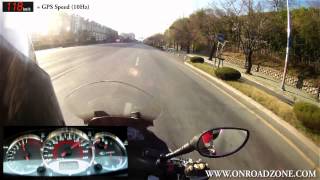 KYMCO Xciting 500 0100kmh kymco maxiscooter xciting500 060mph [upl. by Yrahk694]