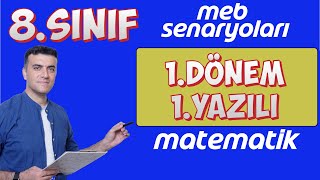 8sınıf Matematik 1dönem 1yazılı MEB Yazılı Senaryoları 1 2 3 SENARYO  PDF [upl. by Menell808]