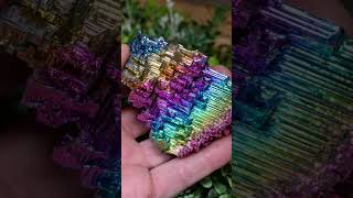 Bismuth Crystals Have a Dirty Secret crystals gems metals elements nature science [upl. by Buehler587]