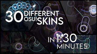 30 Different osu Skins in 130 Minutes [upl. by Carin]