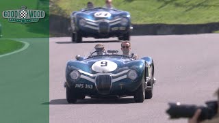 Ecurie Ecosse tribute parade  Goodwood Revival 2017 [upl. by Littlejohn]