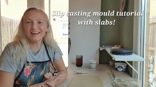 slip casting mould tutorial alternative use using clay slabs [upl. by Bekaj]