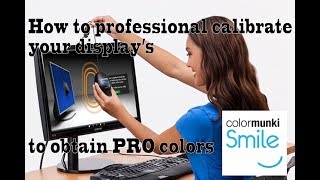 How to professional color calibrate your display monitor obtain accurate colors Colormunki Smyle [upl. by Gwendolin671]