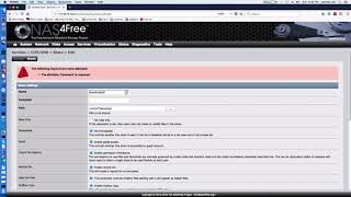 NAS4Free Disk Setup and File Sharing [upl. by Scottie]