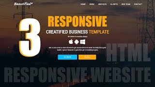 3Build An HTML 5 Responsive Website Design From very scratch [upl. by Nyar]