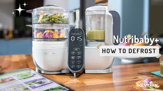 How To Defrost Food with Nutribaby by Babymoov [upl. by Niltak]