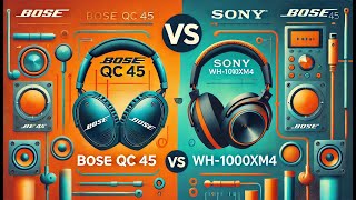 Bose QuietComfort 45 VS Sony WH1000XM4 [upl. by Ernald302]