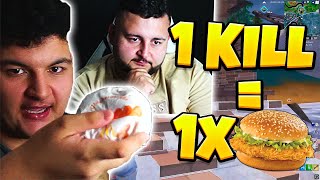 🍔1 KILL  1x CHICKENBURGER UND 20€ CHALLENGE IN FORTNITE  Can Wick [upl. by Yci]