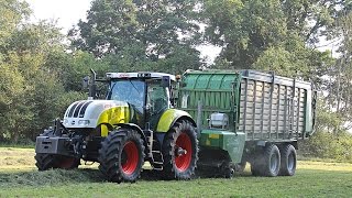 Steyr CVT 6165 amp Bergmann Shuttle 780 S  Grassilage 2015 mit LU Dellen [upl. by Onil822]