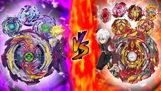 ALL WYVERNS VS ALL SPRIGGANS Shu VS Wakiya Beyblade Burst Surge EPIC BATTLES [upl. by Thaddeus]