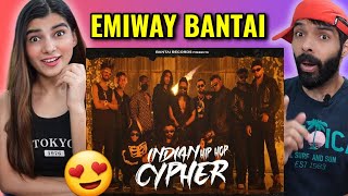 EMIWAY BANTAI X BANTAIRECORDSOFFICIAL  THE INDIAN HIP HOP CYPHER  OFFICIAL MUSIC VIDEO  REACTION [upl. by Alehs]