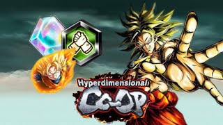 GET SS GOTEN Z POWER HOW TO BEAT HYPERDIMENSIONAL COOPVS SUPER SAIYAN BROLY DB LEGENDS [upl. by Nidroj]