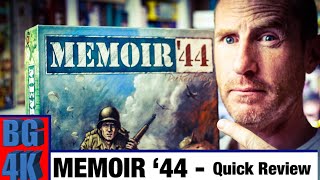 Memoir 44 Review  Still Worth It [upl. by Kironde]