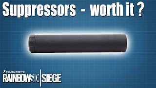 Suppressors are they worth using  Rainbow Six  Siege [upl. by Cima]