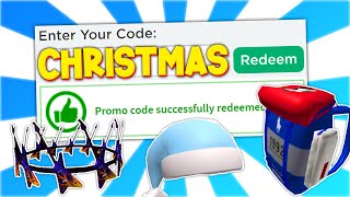 ALL NEW ROBLOX PROMO CODES CHRISTMAS ROBLOX PROMO CODES [upl. by Lramaj847]