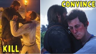 Arthur Spares vs Kills The Chelonians Master All Choices Red Dead Redemption 2 [upl. by Ynnad]