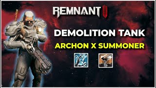 ANGUISH DEMOLITION TANK  Tank amp DPS Hybrid Build  ARCHON X SUMMONER [upl. by Reuven]