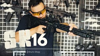 Review Lengkap  SR16 Bohan DMR Termurah Assault Riffle Gel blaster WGB konversi Airsoft AEG murah [upl. by Andryc]