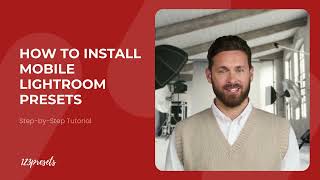 How to Install Lightroom Mobile Presets  No Computer Needed [upl. by Ahpla]