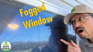 How to Fix a Fogged Thermal Pane Window [upl. by Ahsinom]