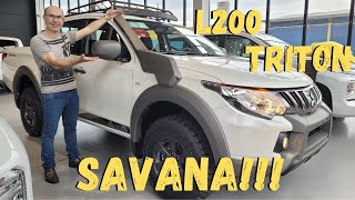 MITSUBISHI L200 TRITON SAVANA 2023 EM DETALHES [upl. by Ayerim]