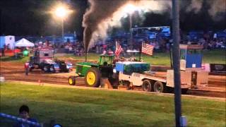 Tractor and semi pulling Lebanon Fairgrounds [upl. by Busiek]