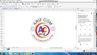 Tutorial membuat stempel dari corel draw x7 [upl. by Seltzer]