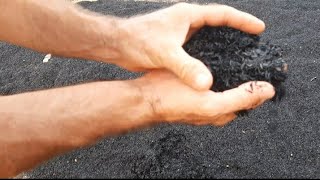 forma simples de carbonizar casca de arroz Acompanhe [upl. by Nert]